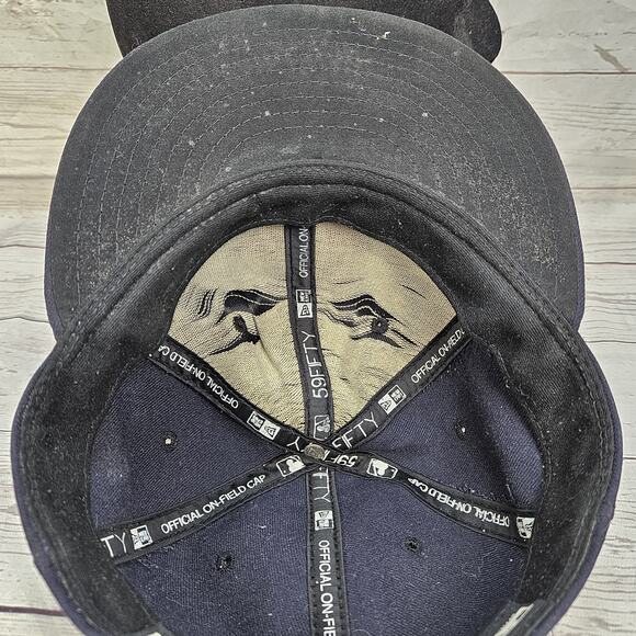 Vintage Washington Nationals Hat New Era 7 1/4 59FIFTY Made In USA - Picture 5 of 7